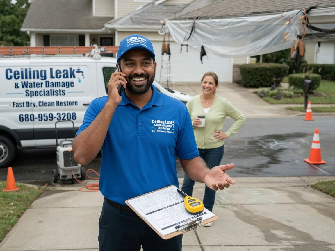 Ceiling Leak Cleanup Hagarville, AR FAQs